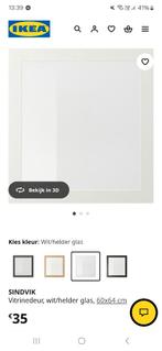 SINDVIK deur voor BESTA kast | 60x64, Ophalen, Gebruikt, Glas, Minder dan 150 cm