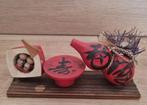 Table Kokeshi spéciale Omiyage, Antiquités & Art, Art | Sculptures & Bois, Envoi