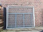 Gegalvaniseerde hekken - afsluiting - poort - hondenhok, Tuin en Terras, Ophalen, Gebruikt, IJzer, Gaashekwerk