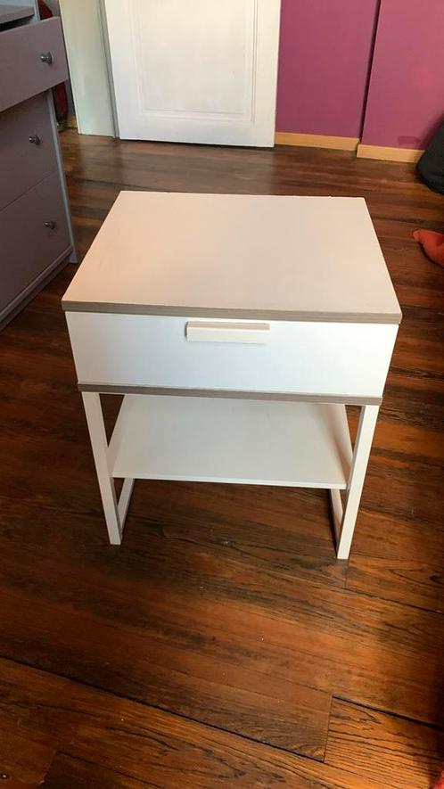 2 IKEA TRYSIL nachtkastjes - Gebruikte staat - 20€ beide, Huis en Inrichting, Slaapkamer | Nachtkastjes, Gebruikt, Ophalen