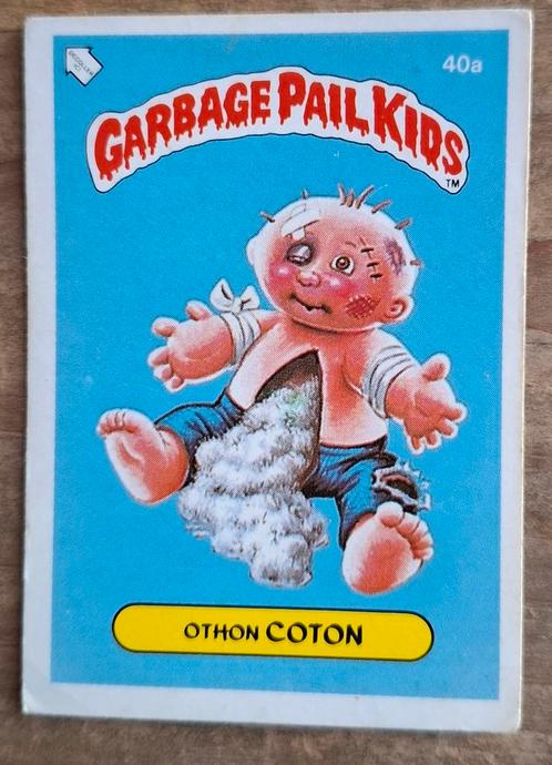 Vuilnisemmer kids 1985 afbeelding 40a Othon Cotton zie opmer, Verzamelen, Stickers, Gebruikt, Ophalen of Verzenden