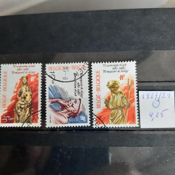Belgische postzegels cob 1987/89 gestempeld beschikbaar voor biedingen
