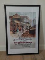 Oostende  poster, Verzamelen, Posters, Ophalen, Rechthoekig Staand, Met lijst, Zo goed als nieuw