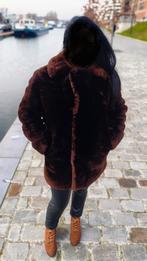 Premium Vintage Lapin Rex Bontjas – Echt Pelz (Duits), Kleding | Dames, Bruin, Maat 42/44 (L), Ophalen of Verzenden, Echt Pelz