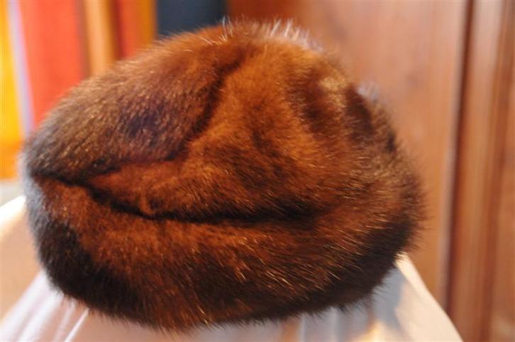 Chapeau-Bibi - Étole fourrure - ÉPOQUE : ANNÉES 50, Kleding | Dames, Mutsen, Sjaals en Handschoenen, Zo goed als nieuw, Sjaal