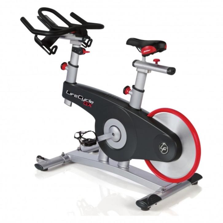 Lifecycle GX spinningfiets inclusief onderlegmat, Sport en Fitness, Fitnessapparatuur, Zo goed als nieuw, Spinningfiets, Benen