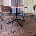 Vintage stoelen met prachtige patine, Huis en Inrichting, Ophalen, Gebruikt, Bruin, Metaal