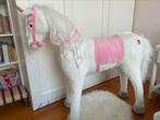 Grande peluche licorne blanche à chevaucher, Ophalen, Gebruikt
