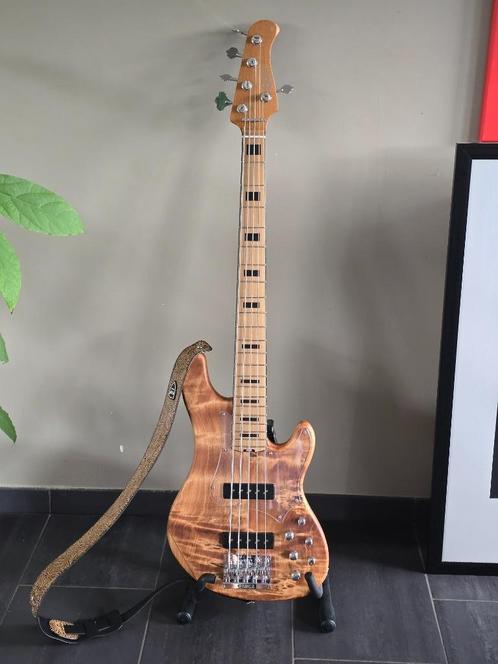 Cort GB-Modern 5 - open pore vintage natural, Muziek en Instrumenten, Snaarinstrumenten | Gitaren | Bas, Zo goed als nieuw, Elektrisch