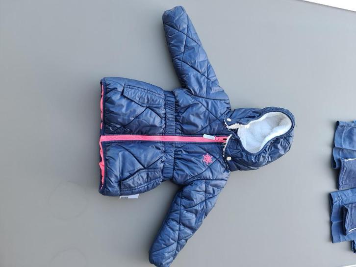 Warme winterjas, blauwe jas, Name it, 92, Kinderen en Baby's, Kinderkleding | Maat 92, Zo goed als nieuw, Jas, Ophalen of Verzenden