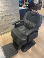 barbierstoel Hercula zwart barbersalon kapper barbier salon, Ophalen of Verzenden, In hoogte verstelbaar, Nieuw, Overige materialen