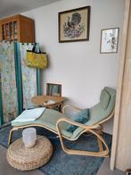 Chaise longue vintage Ikea POÄNG. Designer Noboru Nakamura., Maison & Meubles, Enlèvement, Une personne, Tissus, Utilisé
