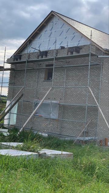 Échafaudage 60m2 en 1m de large, Enlèvement, Comme neuf, 5 mètres de hauteur ou plus