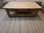 Salon tafel teak, Huis en Inrichting, Tafels | Salontafels, Ophalen, Gebruikt, 50 tot 100 cm, 100 tot 150 cm