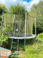 Trampoline, Sport en Fitness, Turnen, Ophalen, Gebruikt, Grijs, Materiaal