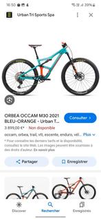 Vtt orbea à vendre où échange, Vélos & Vélomoteurs, Vélos | VTT & Mountainbikes, Comme neuf, Enlèvement