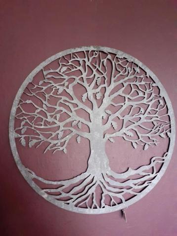 SMEEIJZEREN LEVENSBOOM (diameter 80 cm) beschikbaar voor biedingen