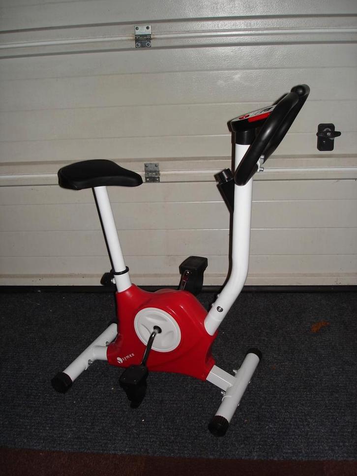 Hometrainer Rood SYMEX Z.G.A.N paar keer gebruikt KOOPJE!!!, Sports & Fitness, Appareils de fitness, Neuf, Vélo d'appartement