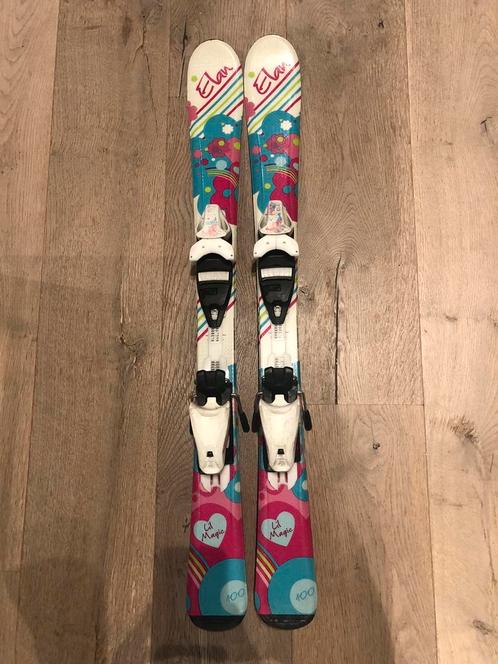Ski Elan Lil’Magic 100, Sport en Fitness, Skiën en Langlaufen, Gebruikt, Ski's, Ski, Overige merken, 100 tot 140 cm, Ophalen of Verzenden