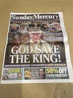 krant King Charles III inhuldiging editie Sunday Mercury New, Boeken, Tijdschriften en Kranten, Ophalen of Verzenden, Zo goed als nieuw
