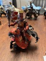 6 figurines Schleich chevaliers avec montures, Verzamelen, Speelgoed, Ophalen of Verzenden, Zo goed als nieuw