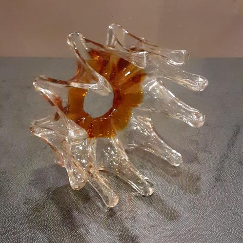 Bobèche Carlo Nason voor Mazzega Murano Globe Vintage kroonl, Antiek en Kunst, Antiek | Verlichting, Ophalen of Verzenden