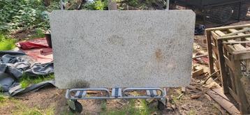 dessus de table en granit sel et poivre, Maison & Meubles, Tables | Tables à manger, Enlèvement, Utilisé