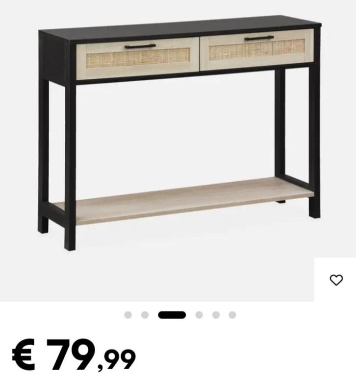 Klein dessoir/side table - nieuw in de doos, Huis en Inrichting, Kasten | Dressoirs, Nieuw, 50 tot 100 cm, 25 tot 50 cm, Met lade(s)