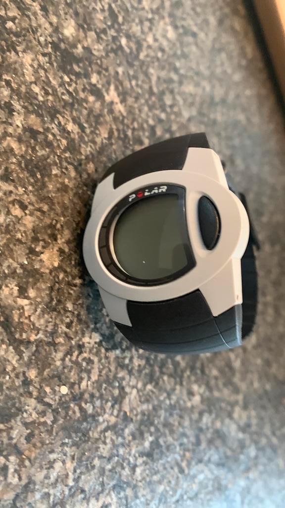 Polar electro CE0537 hartslag horloge, Handtassen en Accessoires, Sporthorloges, Gebruikt, Hartslag, Ophalen