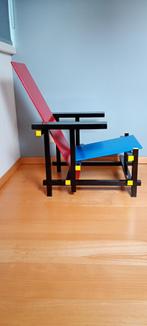 Rietveld stoel, Huis en Inrichting, Stoelen, Ophalen, Blauw, Zo goed als nieuw, Eén