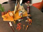 Playmobil set indianen , zonder doos, Kinderen en Baby's, Ophalen, Zo goed als nieuw, Complete set