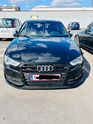Audi a3 sline, Cuir, Noir, Diesel, Automatique
