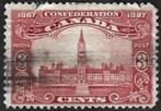1 Postzegel1927 Canada Diamanten jubileum v/d Confederatie, Ophalen of Verzenden, Gestempeld, Noord-Amerika