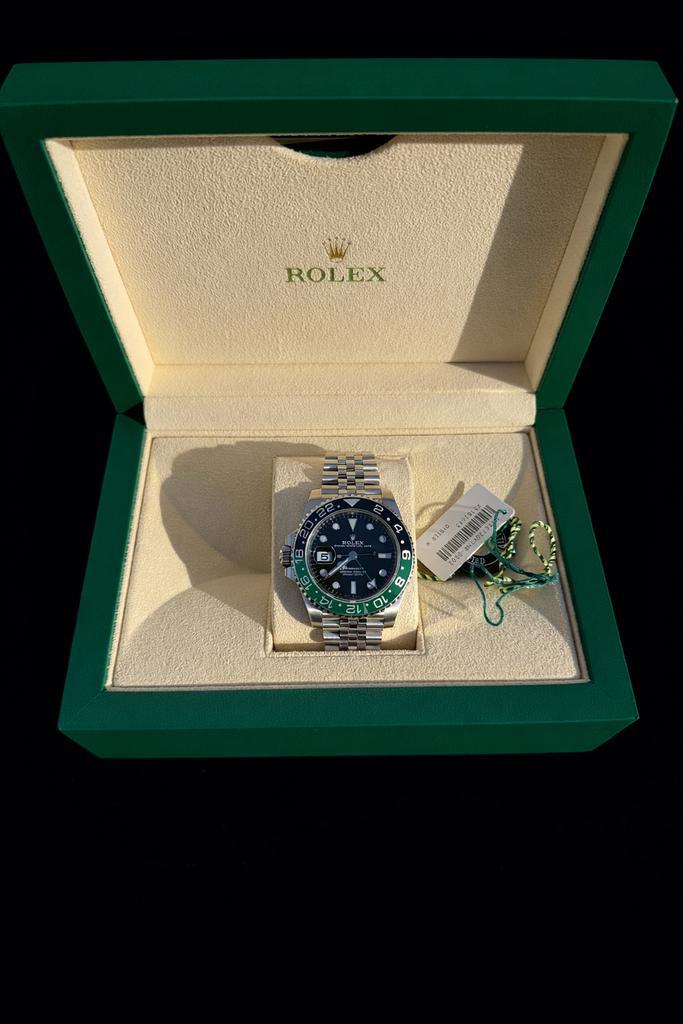 Rolex GMT-Master II - Sprite - 2023 - full set, Handtassen en Accessoires, Horloges | Heren, Zo goed als nieuw, Rolex, Ophalen