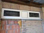 Paneel (wit) met 2 valramen, Doe-het-zelf en Bouw, Ophalen, Kunststof, Gebruikt, Raamkozijn