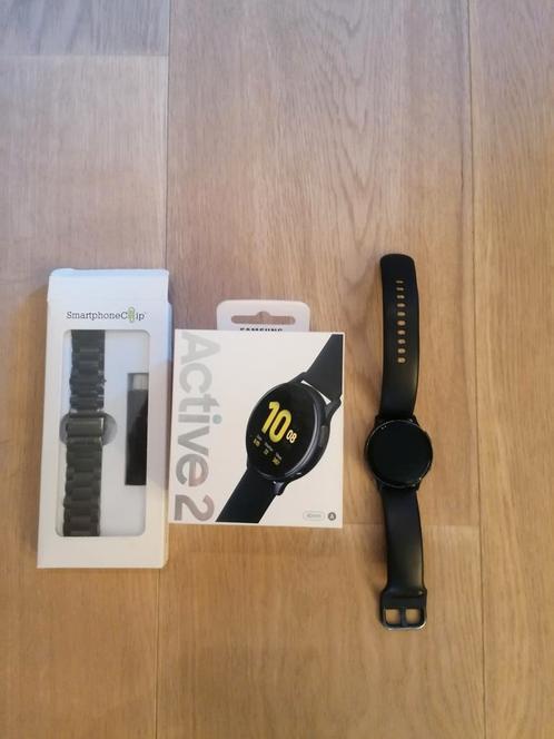 Galaxy watch active 2 (42mm), Bijoux, Sacs & Beauté, Montres connectées, Utilisé, Android, Noir, Distance, Bandage calorique, État