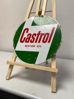 Castrol oud reclamebord, Verzamelen, Ophalen of Verzenden, Gebruikt, Reclamebord