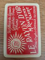 Oude speelkaart likeurstokerij Le Rayon D'Or Raevens Renaix, Verzamelen, Ophalen of Verzenden, Speelkaart(en)