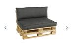 2sets palletkussens donker grijs, Tuin en Terras, Tuinmeubel-accessoires, Ophalen, Zo goed als nieuw