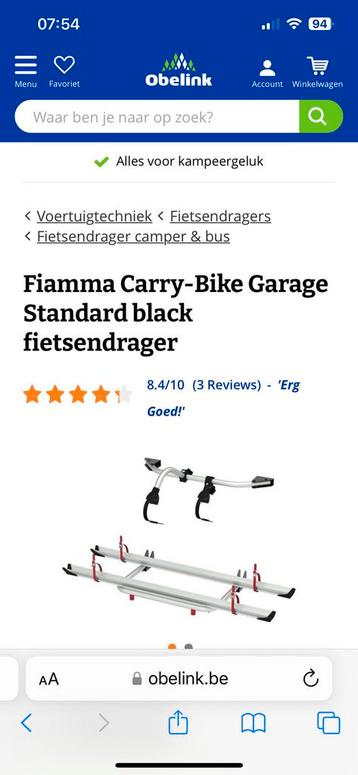 Fiamma Carry-Bike garage fietsdrager