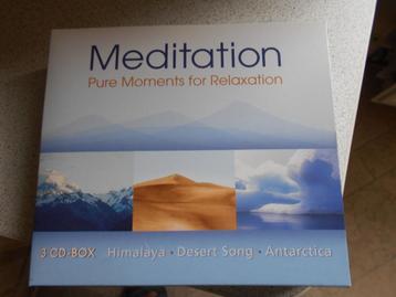 3CD BOX " MEDITATION pure moments for relaxation " beschikbaar voor biedingen