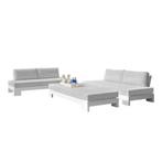 Loungeset wit Life, Tuin en Terras, Tuinsets en Loungesets, Ophalen, Gebruikt, 6 zitplaatsen, Aluminium