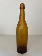 BRUSSEL : Brouwerij CAULIER : Oude grote bierfles, Verzamelen, Merken en Reclamevoorwerpen, Ophalen of Verzenden, Gebruikt, Verpakking