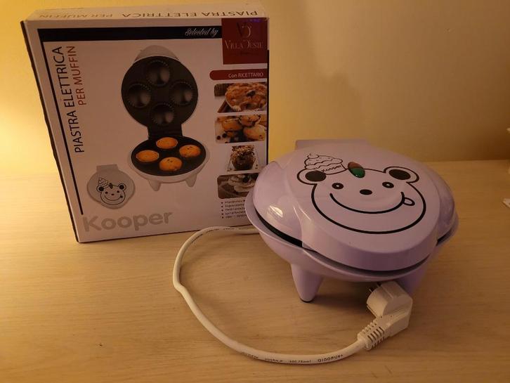Kooper paarse elektrische muffinmaker, Elektronische apparatuur, Overige elektronische apparatuur, Zo goed als nieuw, Ophalen of Verzenden