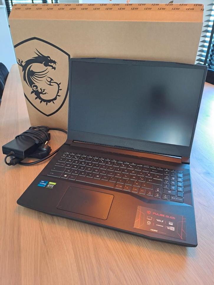 MSI Pulse GL66 (11UCK) RTX3050 - Gaminglaptop in goede staat, Computers en Software, Windows Laptops, Zo goed als nieuw, 15 inch