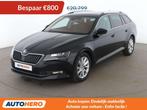 Skoda Superb 2.0 TDI Style (bj 2019, automaat), Auto's, Gebruikt, 1595 kg, Zwart, Leder