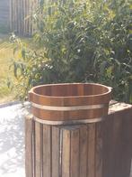 Houten bloembak, plantenbak, terras , huis en tuin, Ophalen, Zo goed als nieuw, Tuin