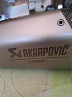 Uitlaat Akrapovic dempers, Motoren, Onderdelen | Ducati, Ophalen of Verzenden, Gebruikt