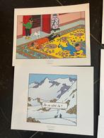planche TINTIN, Ophalen, Kuifje, Zo goed als nieuw, Plaatje, Poster of Sticker