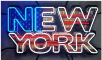 New York neon en veel andere USA decoratie neons aanbieding beschikbaar voor biedingen